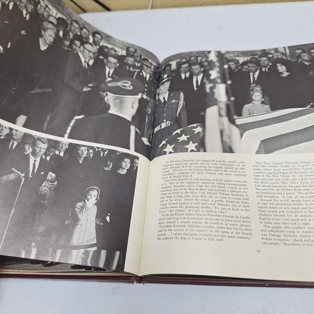 1963‎ The Torch Is Passed JFK Death Of President Hardcover Book Houston Post